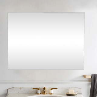 Nice กระจกเงาไม่มีกรอบ ทรงเหลี่ยม รุ่น PQS-XS10075 ขนาด 75x100 ซม. สีใส