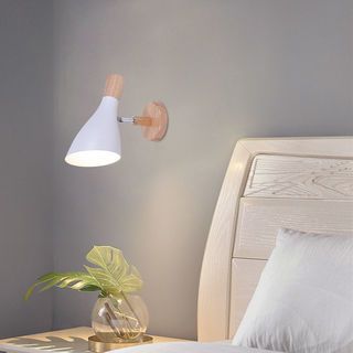 EILON โคมไฟติดผนังนอร์ดิก E27 5W รุ่น GC YY2240 สีขาว