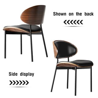 DELICATO เก้าอี้อเนกประสงค์ รุ่น Mona ขนาด 48x40x75 ซม. สีดำ