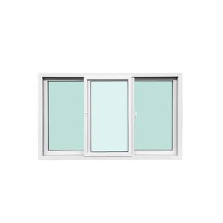 WELLINGTAN หน้าต่างไวนิล บานเลื่อน SFS N-SWG1811 180x110ซม. สีขาว พร้อมมุ้ง