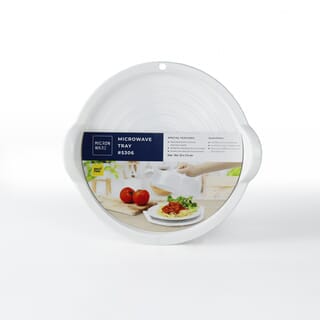 MICRONWARE ถาดรองไมโครเวฟ 5306 สีขาว