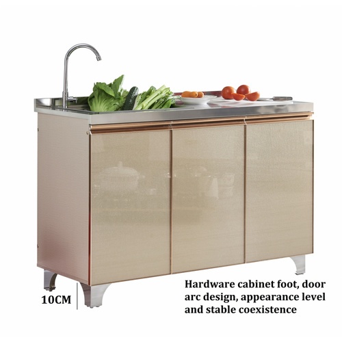 KOCH KITCHEN ตู้พร้อมซิงค์ 1 หลุมไม่มีที่พัก 120x50x80 ซม. BLINKS สีครีม (1/2)