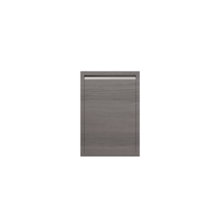 MJ บานซิงค์เดี่ยวทึบตรง 0.70x80x60 ซม. SAV-S604-GW  สีเทาลายไม้