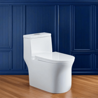 Verno สุขภัณฑ์ชิ้นเดียวแบบกดบน 2 ระบบ รุ่น โรม VN-8081 