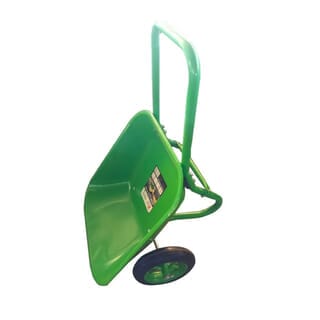 TUF รถเข็นปูนล้อคู่ (ล้อตัน) รุ่น HB4511A/O ขนาด 670x1230x620mm. (รับน้ำหนัก250kg./65ลิตร) สีเขียว