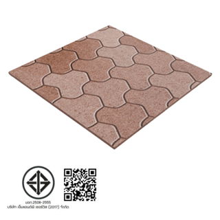 Marbella กระเบื้องเซรามิคปูพื้น 16x16 นิ้ว รุ่น นาซ่า-บราวน์ JMZ40204 Matt (12P)