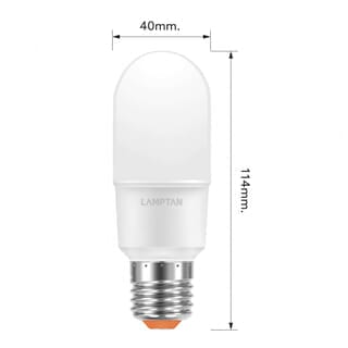 LAMPTAN หลอดไฟ ทรงกระบอก LED 9W แสงเดย์ไลท์ รุ่นทอร์ช E27