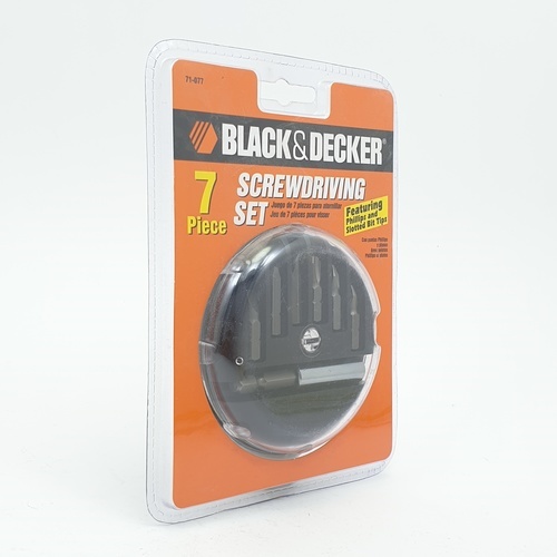 ดอกไขควง 7 pcs. รุ่น 71-077G BLACK+DECKER