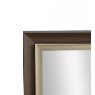 Nice กระจกมีกรอบทรงเหลี่ยม (PS) รุ่น เทียร่า-วู้ด ขนาด 60x90 ซม. สีไม้ธรรมชาติ 