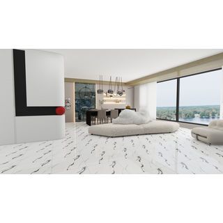 Marbella กระเบื้องพอร์ซเลน 60x60 ซม. รุ่น แพนดี้  TSJ-X23542-A   Glossy (4P) Random