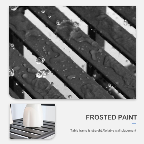 HAWDD ชั้นวางของเหล็กโล่ง 4 ชั้น รุ่น GX04 ขนาด 29x55.5x107ซม. สีดำ