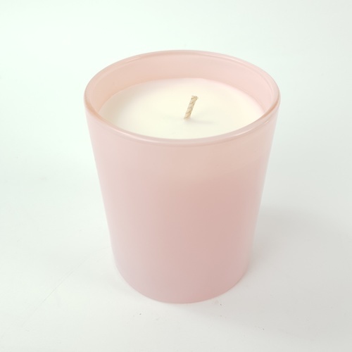 COZY เทียนหอม Peony & Blush Suede  8.2x9.8 ซม. สีชมพู