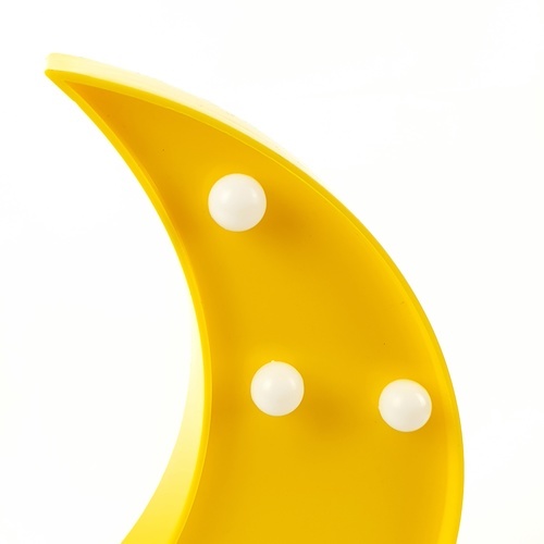 COZY LEDไฟตกแต่งรูปดวงจันทร์ ขนาด 18×24.5×3 ซม.  รุ่น FM10 สีเหลือง 