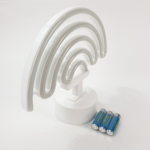 COZY LEDไฟนีออนรูปสายรุ้ง  ขนาด 24.5×28.5×8.5 ซม.  รุ่น ST-13 คละสี