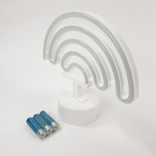 COZY LEDไฟนีออนรูปสายรุ้ง  ขนาด 24.5×28.5×8.5 ซม.  รุ่น ST-13 คละสี