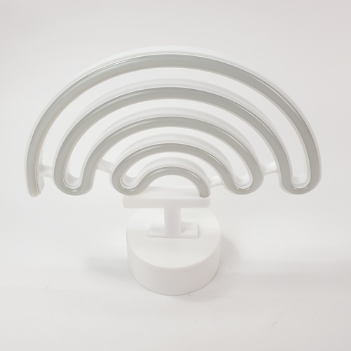 COZY LEDไฟนีออนรูปสายรุ้ง  ขนาด 24.5×28.5×8.5 ซม.  รุ่น ST-13 คละสี