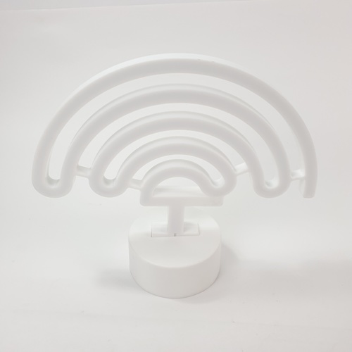 COZY LEDไฟนีออนรูปสายรุ้ง  ขนาด 24.5×28.5×8.5 ซม.  รุ่น ST-13 คละสี