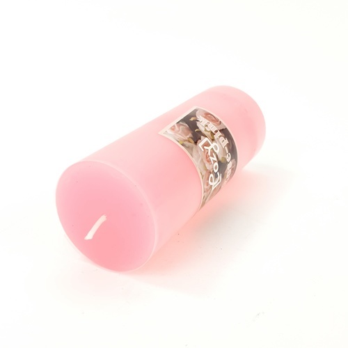 COZY เทียนหอม 4.7x12 ซม. Candle-PKL  สีชมพู