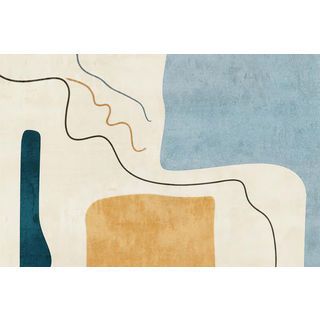 COZY พรมปูพื้นสไตล์นอร์ดิก รุ่น SAKAMA-01 ขนาด 90×150×0.6 ซม. สีเบจ