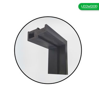 LWD วงกบไม้สังเคราะห์ Leo Frame Premium+ (ภายนอก)  สี Oak ขนาด 4/10x70x200 ซม.