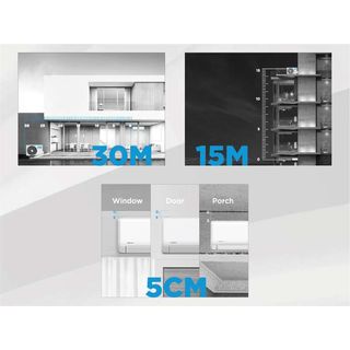 MIDEA เครื่องปรับอากาศ Inverter   M Pro Easy ขนาด 18000 บีทียู รุ่น MSEPC-18CRFN8-QD3W