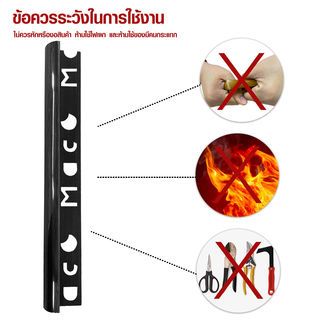 MAC คิ้วกระเบื้องPVC แบบโค้ง ขนาด 10 มม. ยาว 2 เมตร รุ่นETT-G-10-B สีดำเคลือบเงา