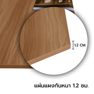 VERNO แผงกั้นโถปัสสาวะ PVC  ขนาด 120x55x1.2ซม. รุ่น BP-01 สีน้ำตาล (½)