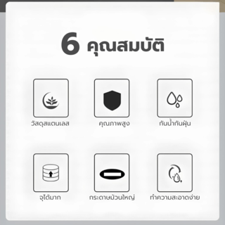 Verno กล่องใส่กระดาษชำระสแตนเลส 304 ทรงกลม รุ่น Ruby-S ขนาด 25x25x11.6 ซม. สีเงิน