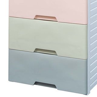 API ตู้ลิ้นชักโครงทึบ 4 ชั้น 65x45x105ซม. รุ่น 1850M4 สีพาสเทล