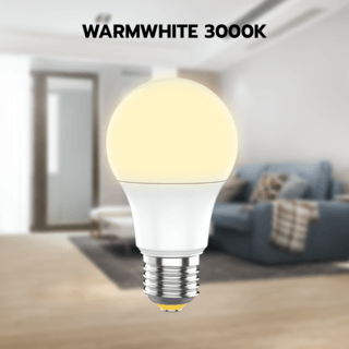 EILON หลอด LED BULB 9W 945lm 3000K E27 รุ่นTP-AB9-4WW แสงวอร์มไวท์  (แพ็ค 4 ชิ้น) 