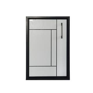 CLOSE บานซิงค์เดี่ยว UPVC-LABARIS  ขนาด 44x64 ซม. สีเทา