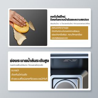 KOCH KITCHEN อ่างล้างจาน 1 หลุมไม่มีที่พัก SS304 75x45x22 ซม. MATINA สีดำพรีเมี่ยม