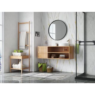 GREAT WOOD บอร์ด SPC ลายหินอ่อนเคลือบ UV รุ่นJF122025-UV-LJ80007T Size122x244x0.25cm. ลายขาวหินอ่อน