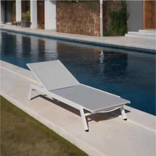 SUMMER SETเตียงริมสระ  KRADAN ขนาด 76x207x30 ซม. สีกากี