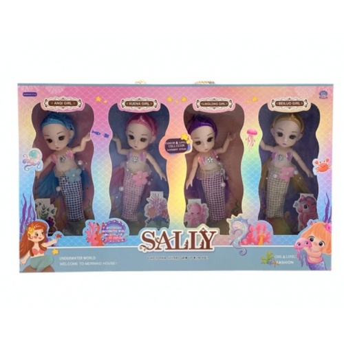  TOYS ของเล่นตุ๊กตานางเงือกแชลลี่ 6นิ้ว#68074 ขนาด (46x6x26 ซม.) 