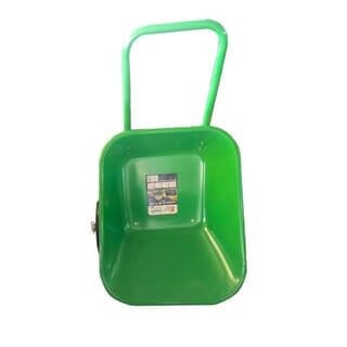 TUF รถเข็นปูนล้อคู่ (ล้อตัน) รุ่น HB4511A/O ขนาด 670x1230x620mm. (รับน้ำหนัก250kg./65ลิตร) สีเขียว
