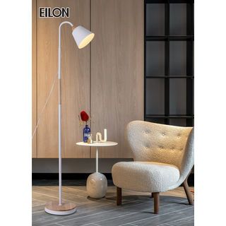 EILON โคมไฟตั้งพื้นโมเดิร์น รุ่น Zali S3002F สีขาว