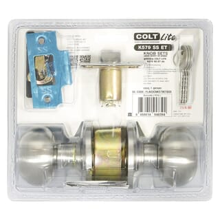 COLT LITE ลูกบิดห้องทั่วไป จานเล็ก สเตนเลส-201 รุ่น K579 SS สีสเตนเลส