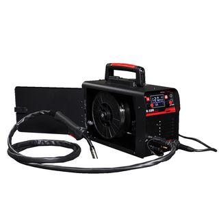 BISON เครื่องเชื่อม INVERTER MIG/MMA 120แอมป์ (LCD) รุ่น MIG/MMA-120A5K   5 กก. ไม่ใช้แก๊ส