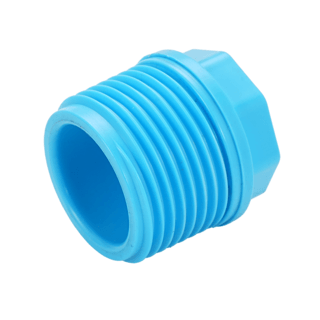 VAVO ข้อต่อลดเหลี่ยม หนา 1x1/2 (25x18) สีฟ้า