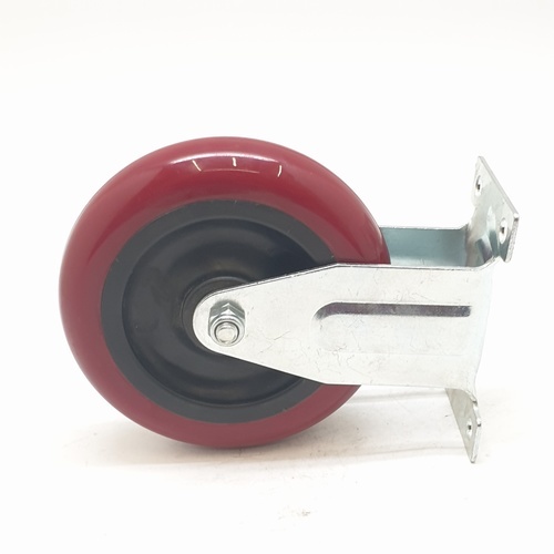 KAMPER ลูกล้อโพลียูรีเทน (PU) แป้นตาย รุ่น 3042-125 5 นิ้ว