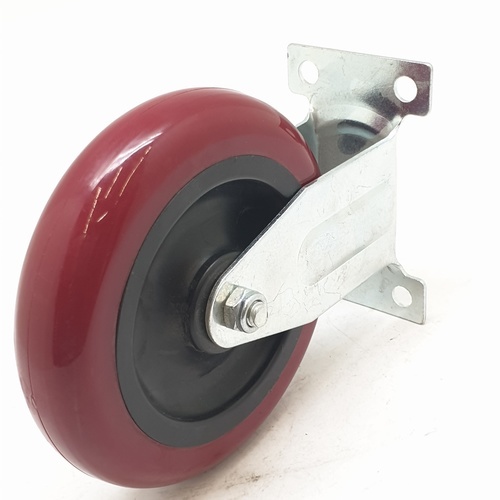 KAMPER ลูกล้อโพลียูรีเทน (PU) แป้นตาย รุ่น 3042-125 5 นิ้ว