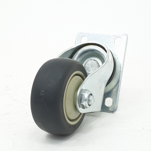 KAMPER ล้อ TPR แป้นหมุน 3นิ้ว (77มม) รุ่น 4201-77