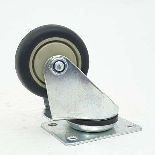 KAMPER ล้อ TPR แป้นหมุน 3นิ้ว (77มม) รุ่น 4201-77