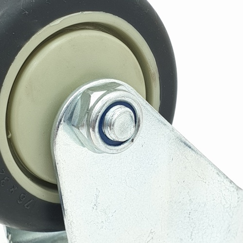 KAMPER ล้อ TPR แป้นหมุน 3นิ้ว (77มม) รุ่น 4201-77