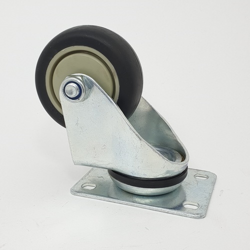 KAMPER ล้อ TPR แป้นหมุน 3นิ้ว (77มม) รุ่น 4201-77