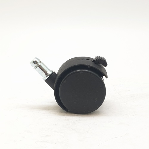 KAMPER ล้อแกนเดือย Black Nylon มีเบรค 50มม (2นิ้ว) รุ่น TWFFB-50
