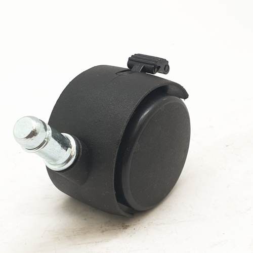 KAMPER ล้อแกนเดือย Black Nylon มีเบรค 50มม (2นิ้ว) รุ่น TWFFB-50
