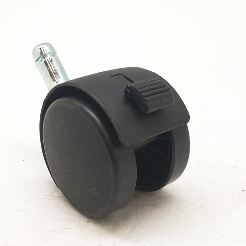 KAMPER ล้อแกนเดือย Black Nylon มีเบรค 50มม (2นิ้ว) รุ่น TWFFB-50
