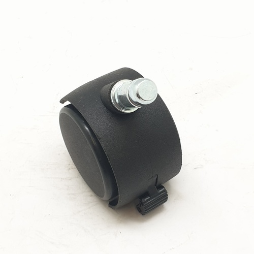 KAMPER ล้อแกนเดือย Black Nylon มีเบรค 50มม (2นิ้ว) รุ่น TWFFB-50
